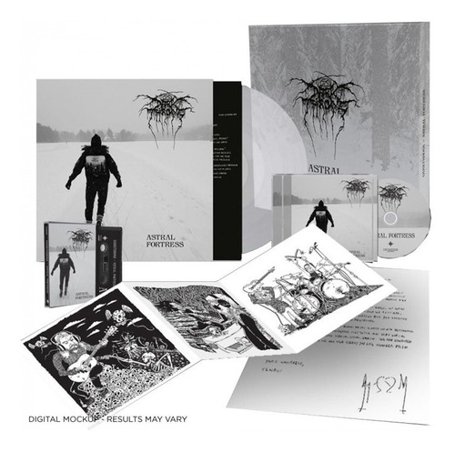 Darkthrone Astral Fortress Cd + Cassette + Lp Clear Vinyl