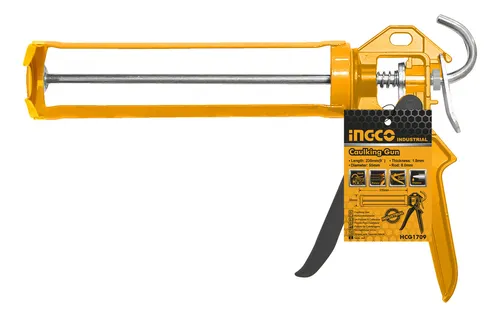 Ff Pistola Aplicar Pomo Cartucho Silicona Ingco Hcg1709