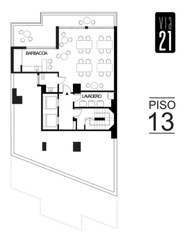 Venta Apartamento Monoambiente Pocitos. En Construcción