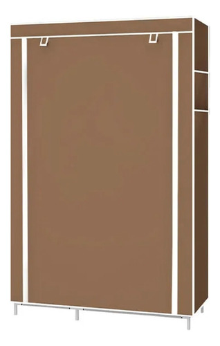 Closet Organizador Ropero Armable Y Portátil De Tela T3465 Color Café