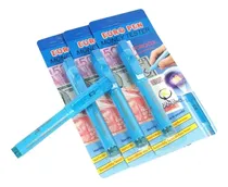 Comprar Pack 2 Detector De Billetes Falsos Luz Uv Plumon Bolígrafo