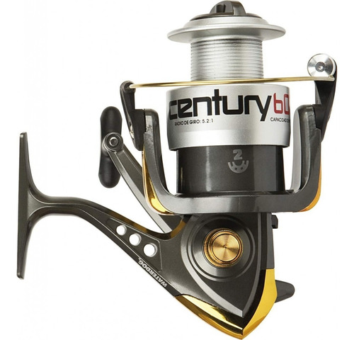 Reel Waterdog Century 402 Pesca Variada 2 Rulemanes Frontal