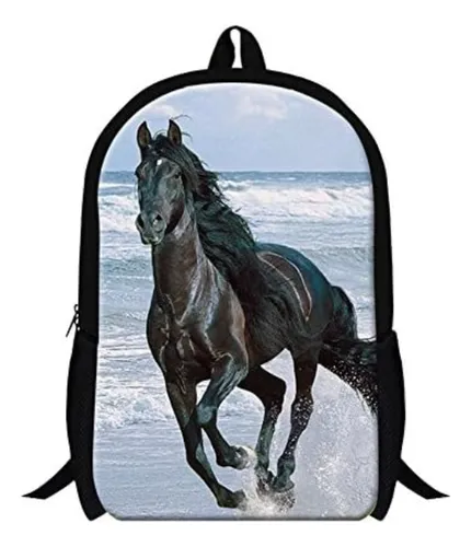 Mochila Gen rica Con Estampado Caballos Adultos Mochilas