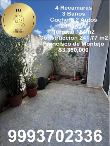 Casa De 4 Recamaras Y 3 Baños En Excelente Ubicacion En Merida Francisco De Montejo