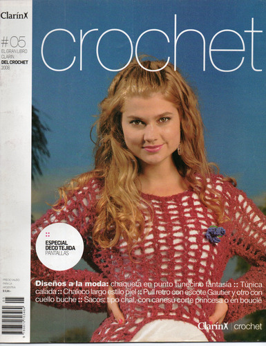El Gran Libro Del Crochet Clarin 2008 8 Fasciculos (Usado)