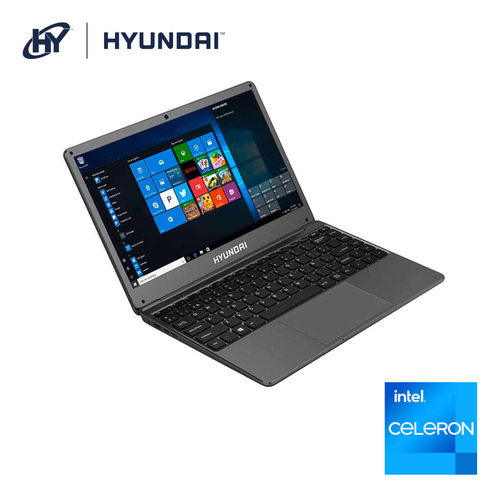 Laptop Hyundai Hybook, Celeron, 4gb Ram/ 64gb + 1tb Hdd, W10