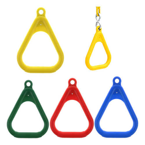 4pcs/set Swing Set Triangle Trapeze Rings, Swing Bar Rings