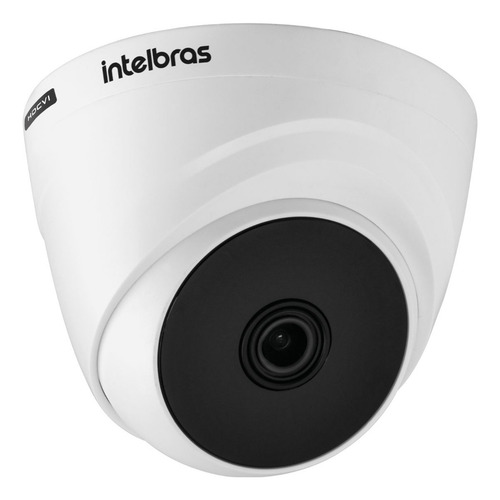 Câmera Dome Vhd 1520 Ir 20 Metros Menu Osd 5 Megapixels Segurança CFTV Visão Noturna 20 Metros Intelbras Color Blanco