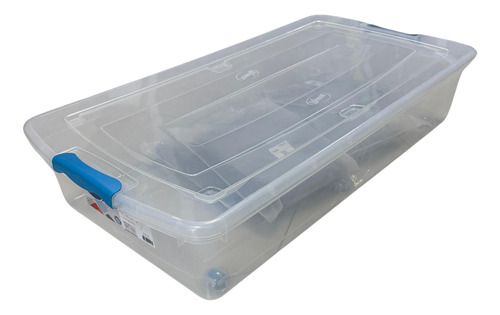 Caja Organizadora 36lts Wenco C/ Ruedas Bajo Cama 77x39x16cm