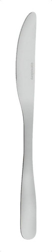 Cuchillo De Mesa 22 Cm Comodoro Selecta Set X12 Color Plateado
