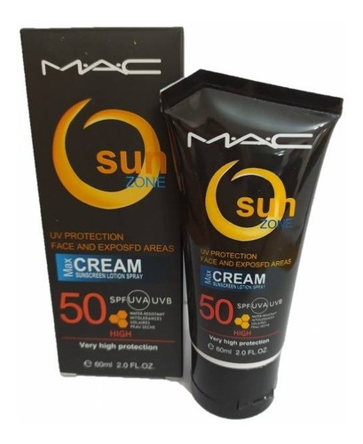 Imagen 1 de 1 de Bloqueador Solar Mac 50 Spf Uvb