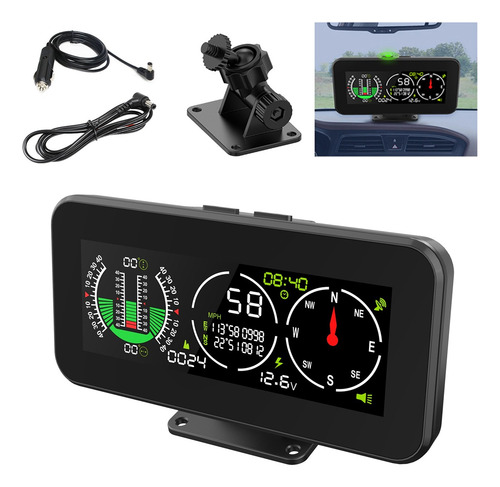 Brújula Inclinómetro Velocímetro Gps Para Todoterreno