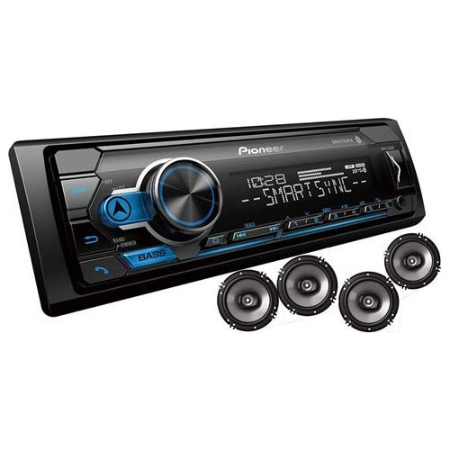 Estéreo Pioneer Mxt-s3166bt + 4 Parlantes 6.5