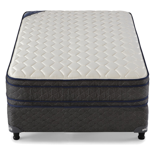 Imagen 2 de 5 de Sommier Piero Bahia Pillow 2 1/2 plazas de 190 cm x 150 cm Resortes