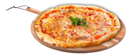 Tábua Para Pizza Redonda Tramontina Em Madeira Teca Fsc