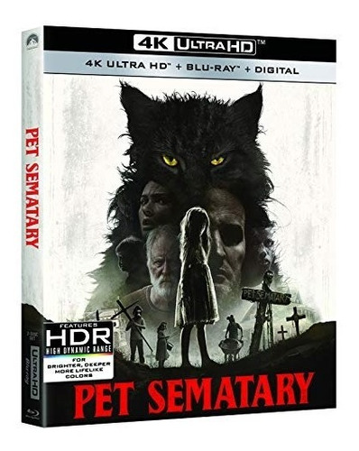 4k Uhd + Blu-ray Pet Sematary / Cementerio De Animales 2019