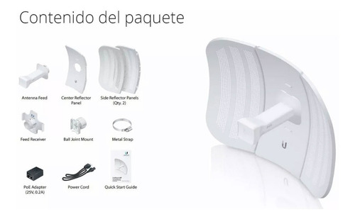 Imagen 5 de 8 de Antena Direccional Ubiquiti Litebeam Lbe M5 23 5ghz Airmax