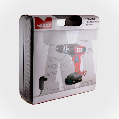 Imagen 5 de 6 de Taladro Atornillador 20v - 2 Baterias Litio Oferta Pf