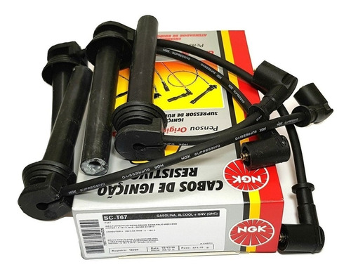 Kit Cables De Bujía Siena 1.6 16v Etorq Ngk Sc-t67