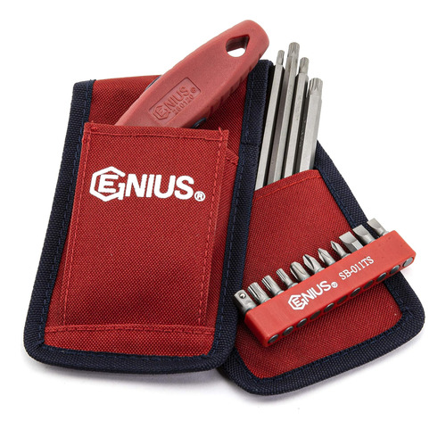 Genius Tools Juego De Puntas De Destornillador Triple Cuadra