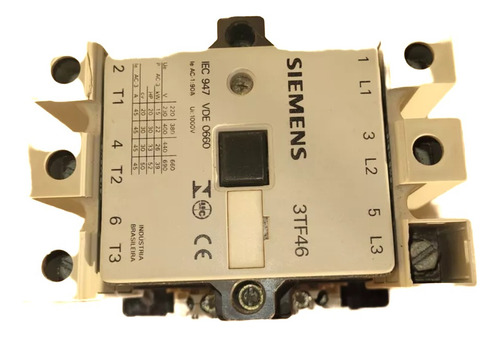 Contator 3tf46 Siemens (impecavel!) (Usado)
