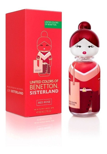 Benetton Sisterland Red Rose Edt 80ml - Perfume Mujer