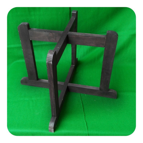 Imagen 1 de 2 de Base Chica De Madera Para Garrafón Dispensador De Agua Bs