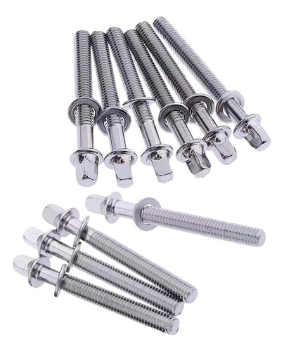 10pcs Metal Drum Tight Screws Percussion Holders 5mmx60mm