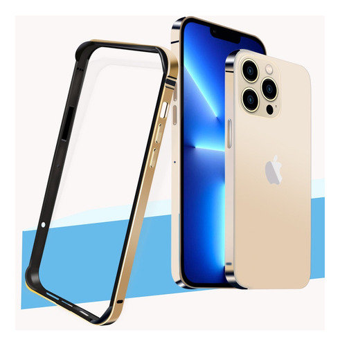 Funda Marco Metálico Para iPhone 15 Pro Max 14 13 12 11