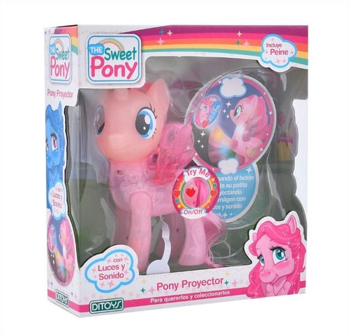 Pony Proyector The Sweet Pony Luces Sonido Niños Infantil