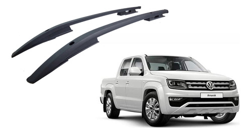 Barra De Techo Laterales Negra Volkswagen Amarok 2010-2023