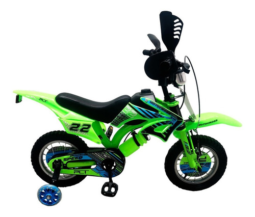 Imagen 1 de 10 de Bicicleta Rin 12 Plt Motocross Para Niños