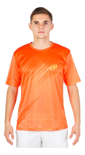 Remera Bullpadel Padel Hombre Cardeña Naranja Ras