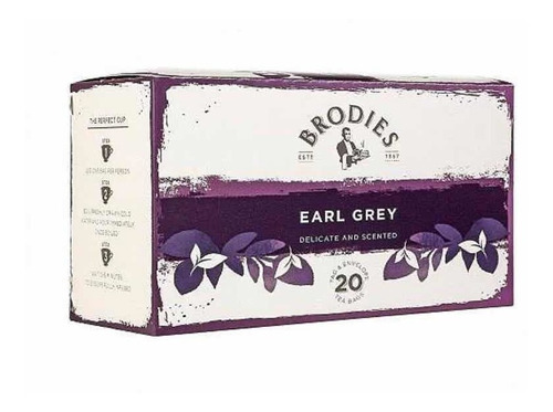Brodies Tea Earl Grey 20 Unids