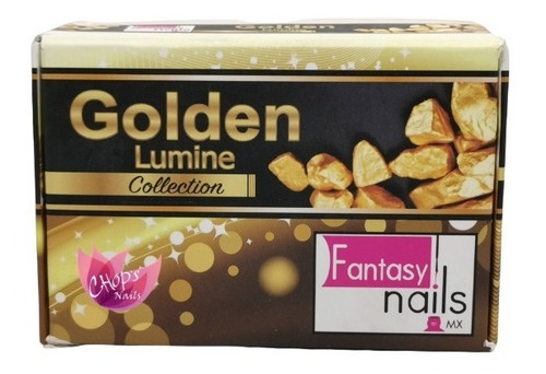 Colección De Acrílicos Golden Lumine By Fantasy Nails 