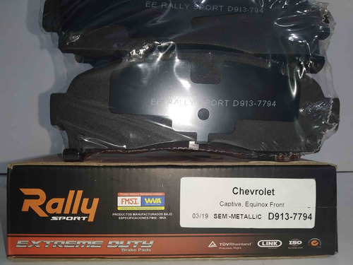 Pastillas De Freno Del. Chevrolet Captiva, Equinox 05-07