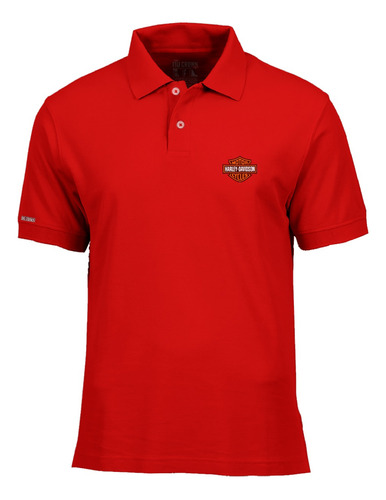 Camiseta Tipo Polo Harley Davidson Logo Motos Php