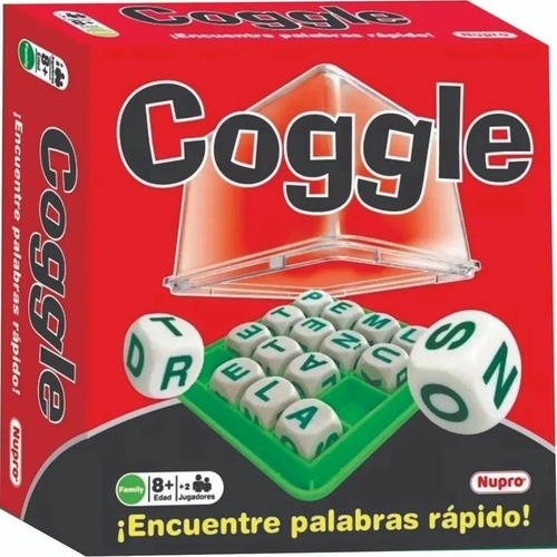 Coggle Mini Clásico Juego Mesa Dados De Letras Palabras