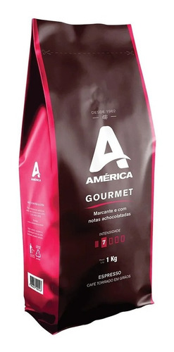  Café Em Grãos Gourmet América 100% Arabica 1kg