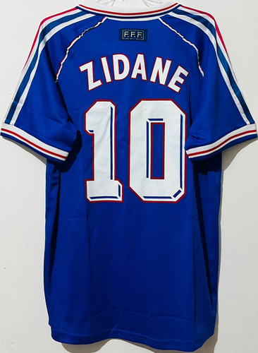 Jersey Francia 1998 Reedición Local Zinedine Zidane