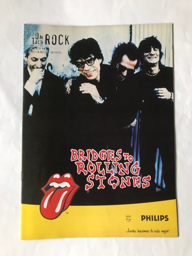 Programa. Rolling Stones. Gira Bridges To Babylon. Nuevo.