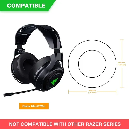 Imagen 1 del producto Mano'war Almohadillas De Repuesto Auriculares Razer Ra...