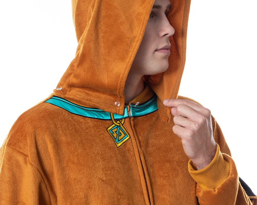 Intimo Scooby-doo Disfraz Con Capucha Para Hombre Pijama De
