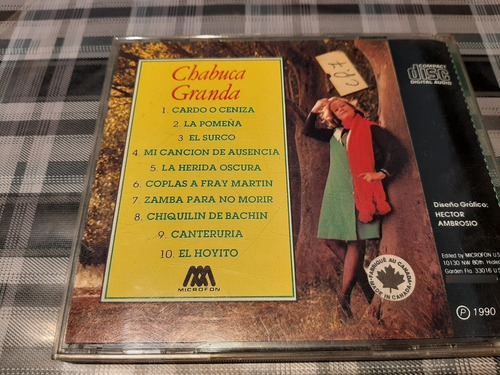 Chabuca Granda - La Voz De Peru - Cd Original Importado Usa (Usado)