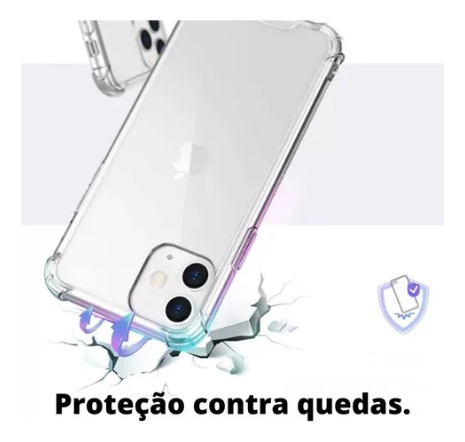 Capa Capinha Anti Shock Para iPhone XR 11 12 13 15 Max