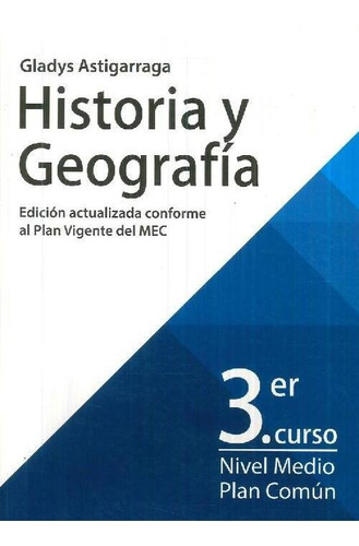 Libro Historia Y Geografía 3º Curso Nivel Medio Plan Común D
