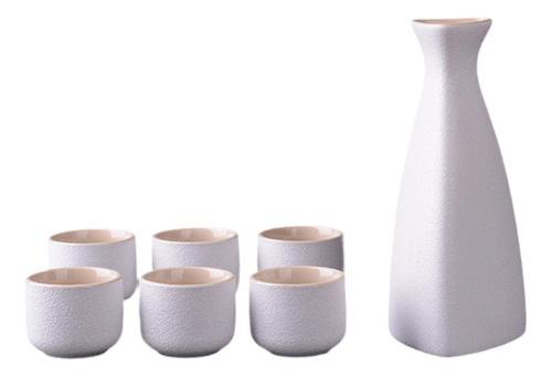 Set De Sake De Cerámica Copa De Bote De Sake Triangular