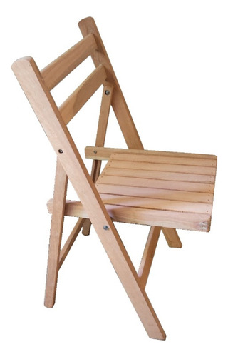 Silla Plegable De Madera Eucaliptus