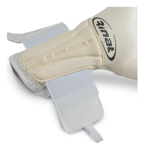 Guante De Portero Rinat Acv1 Pro Adulto Blanco Oro.