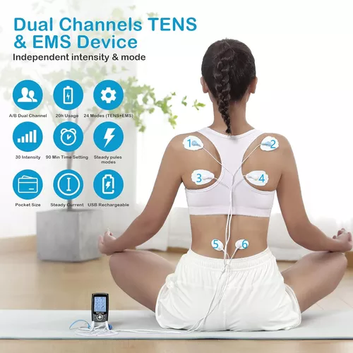 Estimulador muscular electrónico (EMS), con timer - La Casa del Medico